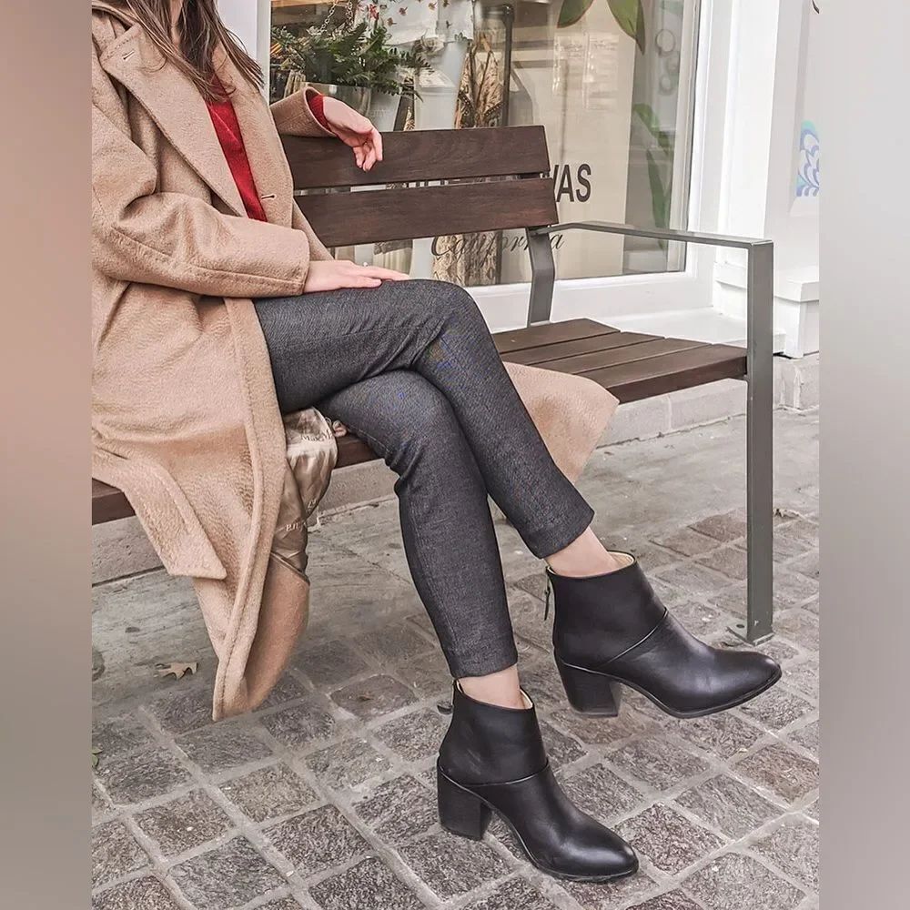 Nisolo Dari Black Leather Boots Size 9.5 NEW
